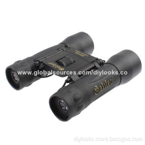 22 x 32mm Black Coated Telescope Binoculars with Neck StrapNew